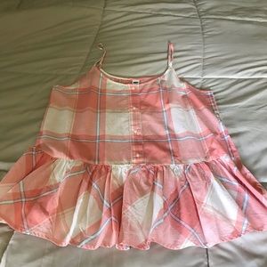 NWOT light and cute spaghetti strap shirt